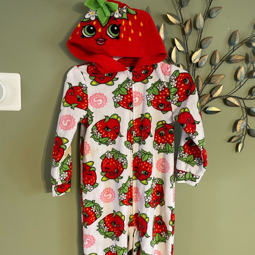 Strawberry kiss onesie